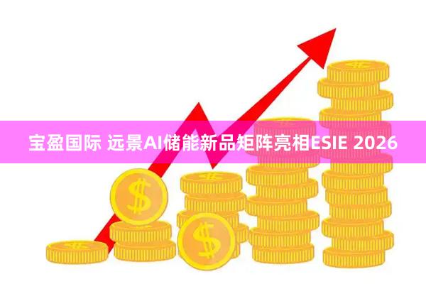 宝盈国际 远景AI储能新品矩阵亮相ESIE 2026